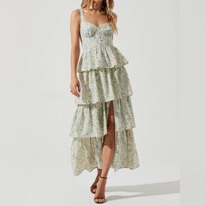 ASTR Midsummer Tiered Dress